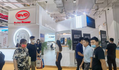 济南泽迪展台搭建商 携手比亚迪亮相济南太阳能利用大会