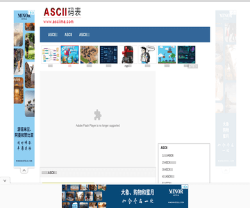 ASCLL碼表