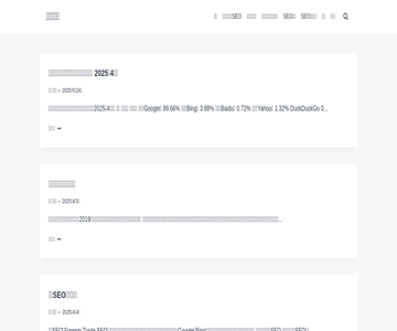 SEO优化技术