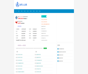 世界人口網(wǎng)